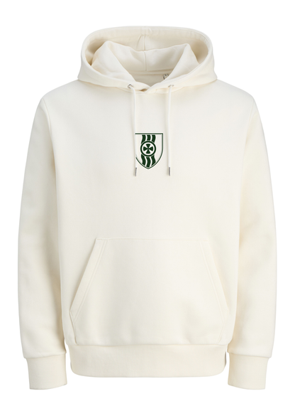 GANZEE Luimneach centred crest hoodie