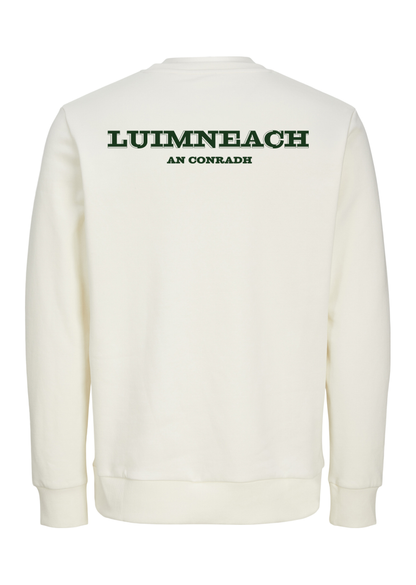 GANZEE Luimneach centred crest sweatshirt