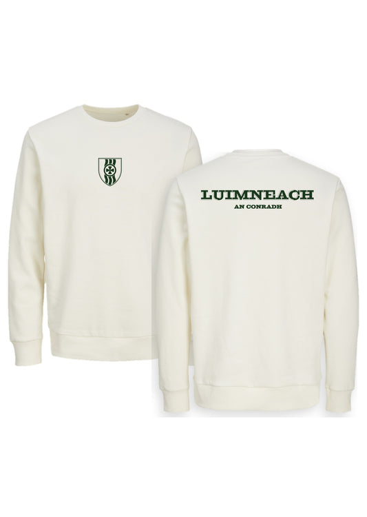 GANZEE Luimneach centred crest sweatshirt
