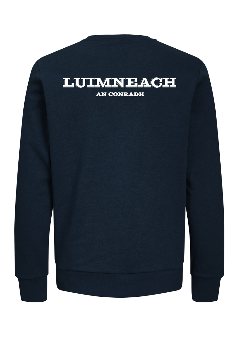 GANZEE Luimneach centred crest sweatshirt
