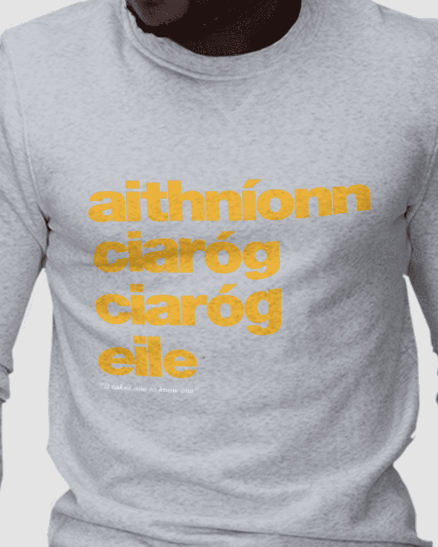 fukil aithníonn ciaróg sweatshirt