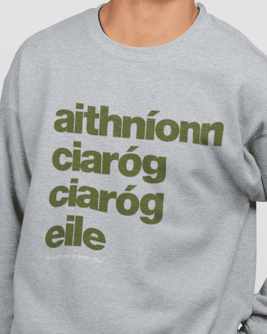 fukil aithníonn ciaróg sweatshirt