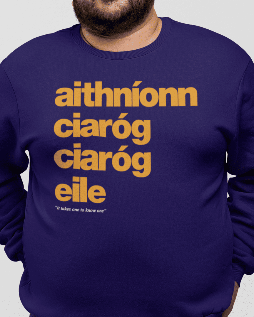 fukil aithníonn ciaróg sweatshirt