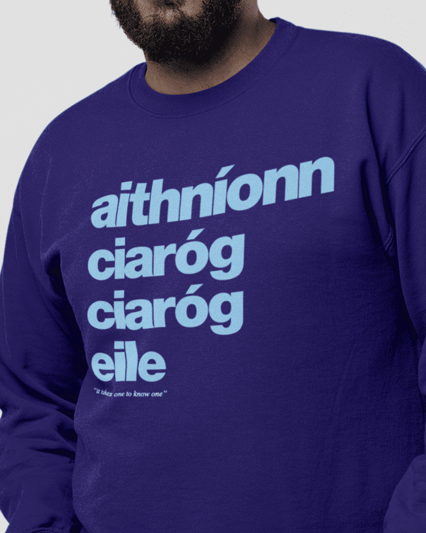 fukil aithníonn ciaróg sweatshirt