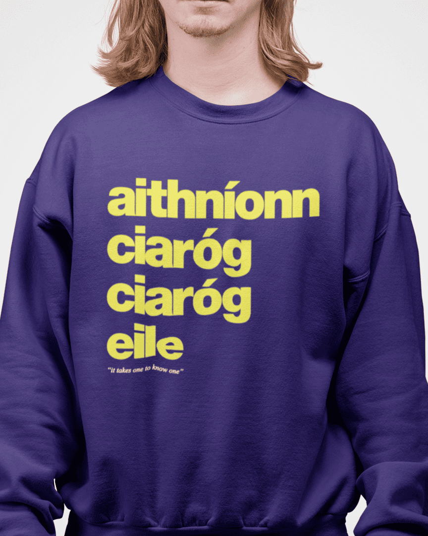 fukil aithníonn ciaróg sweatshirt