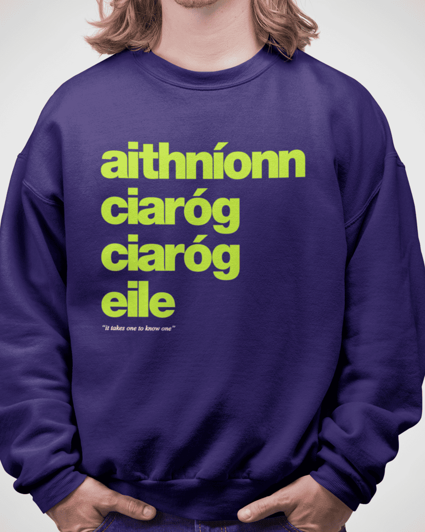 fukil aithníonn ciaróg sweatshirt