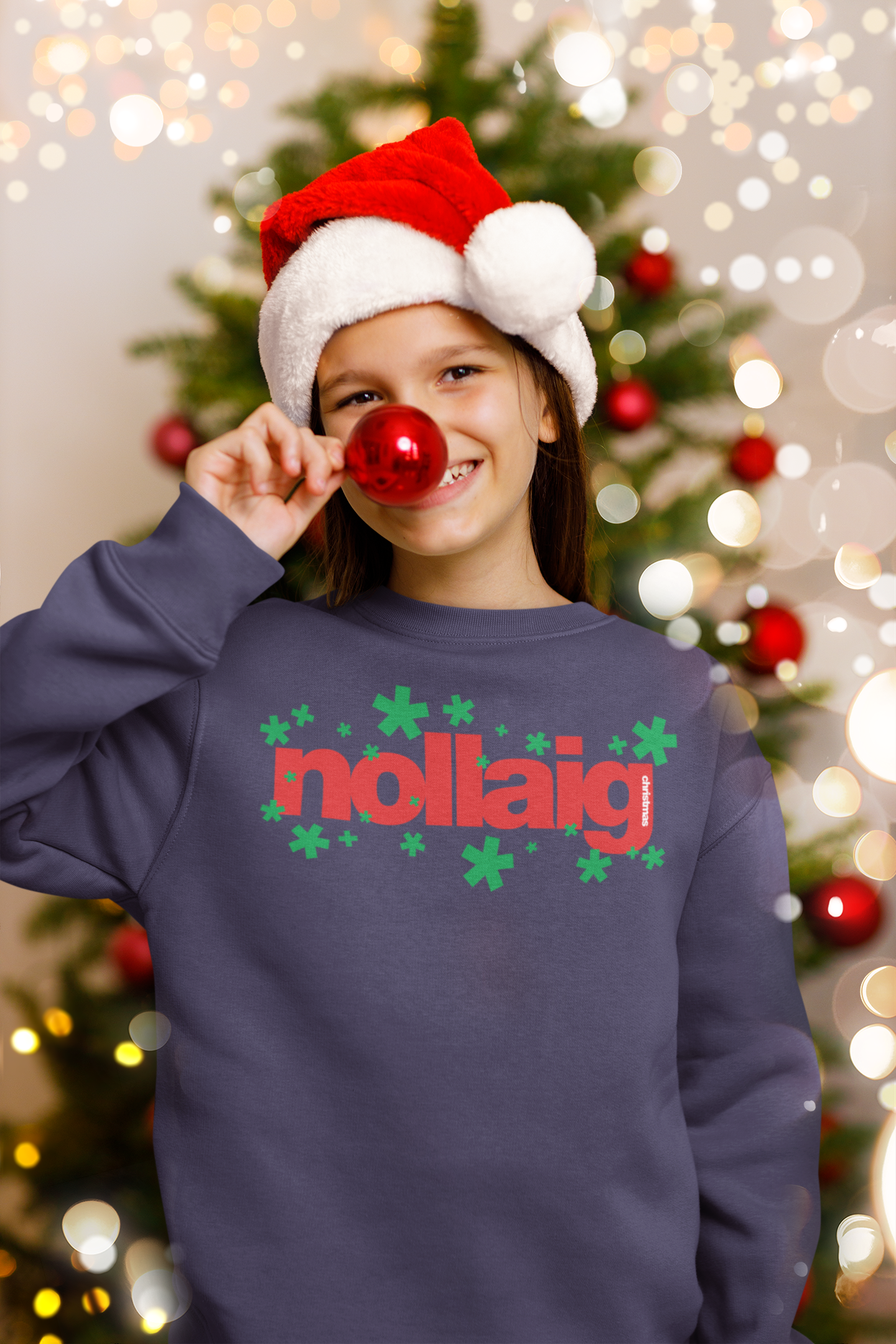 fukil nollaig snowy sweatshirt