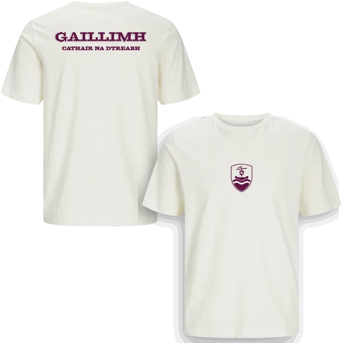 GANZEE Gaillimh tee, front and back